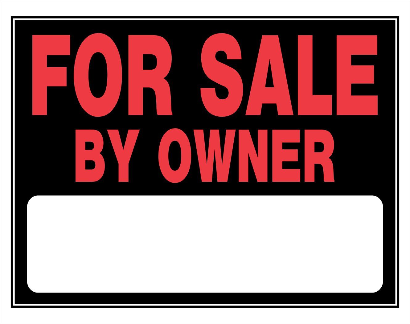 Sign For Sale By Owner 15in x 19in (840030)