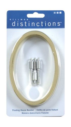 Number 0 House Brass 5in