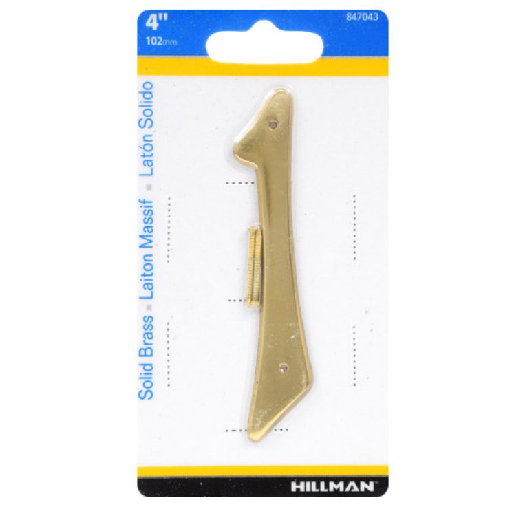 Number 1 House Brass 4in