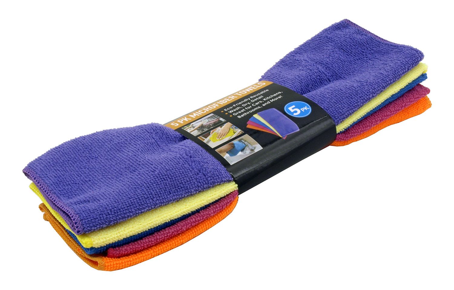 Microfiber Towel 5pk (01-3093)