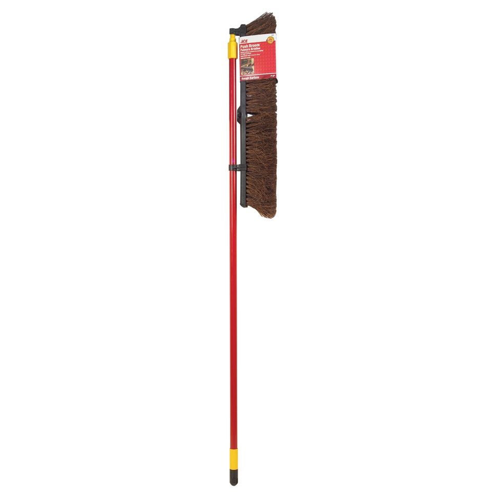 Broom Push Palm 24in