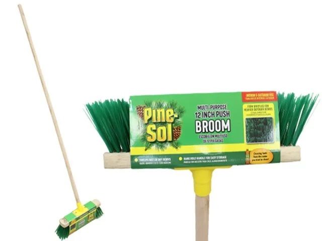 Pine Sol Push Broom 12 in. (733-76246)