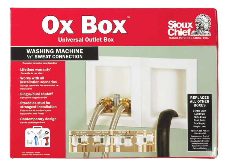 Ox Box Washing Machine Outlet Box