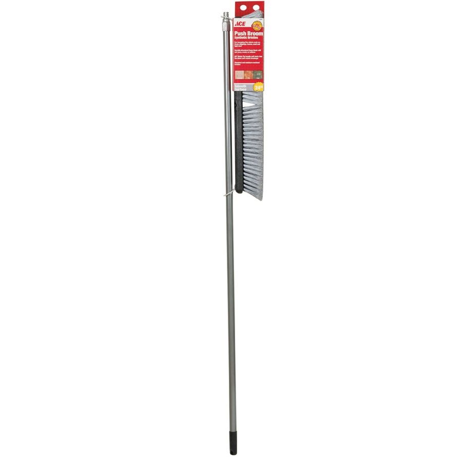 Broom Push Black 24in (12973)