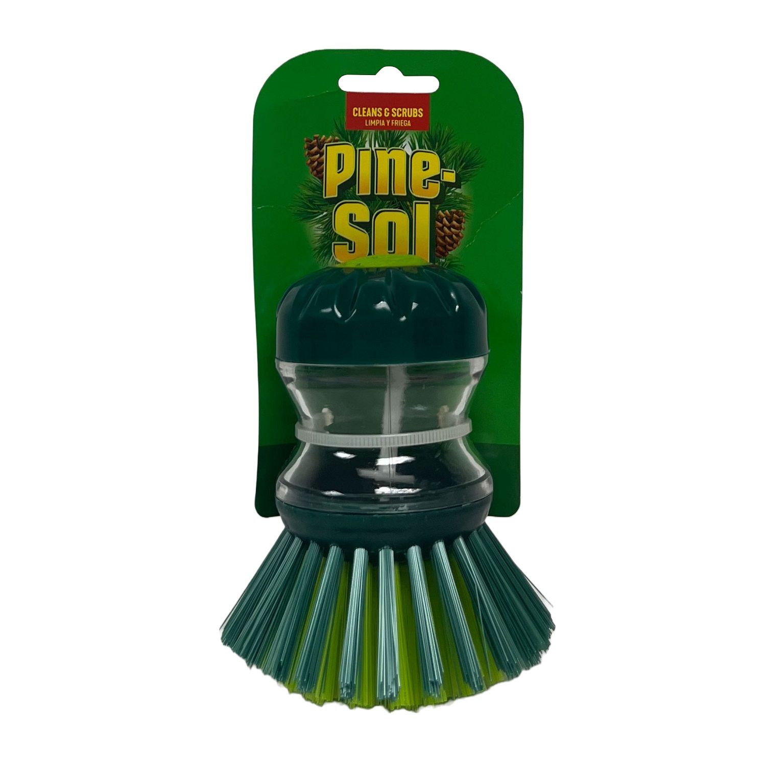 Pine Sol Soap Dispensing Dish Brush 9 cm (733-76200A)