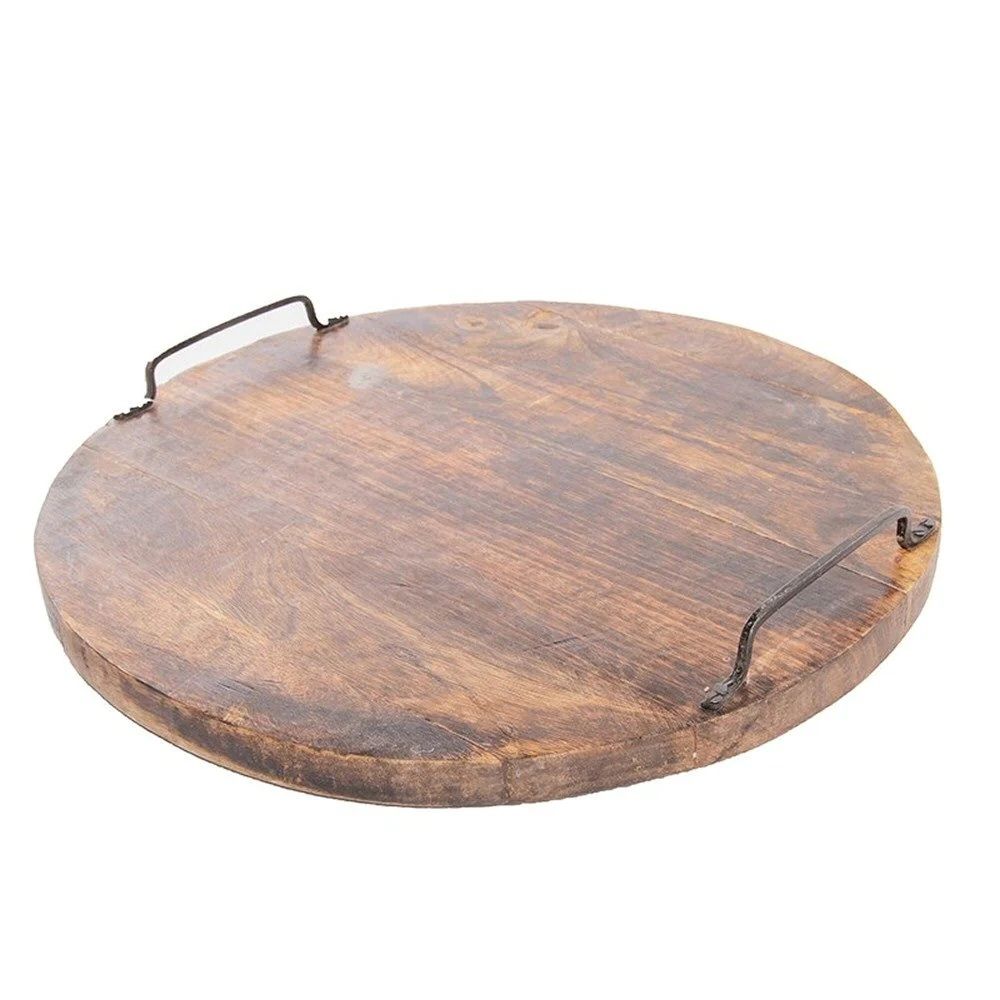 Mango Cutting Board Round Wood (A65000070)