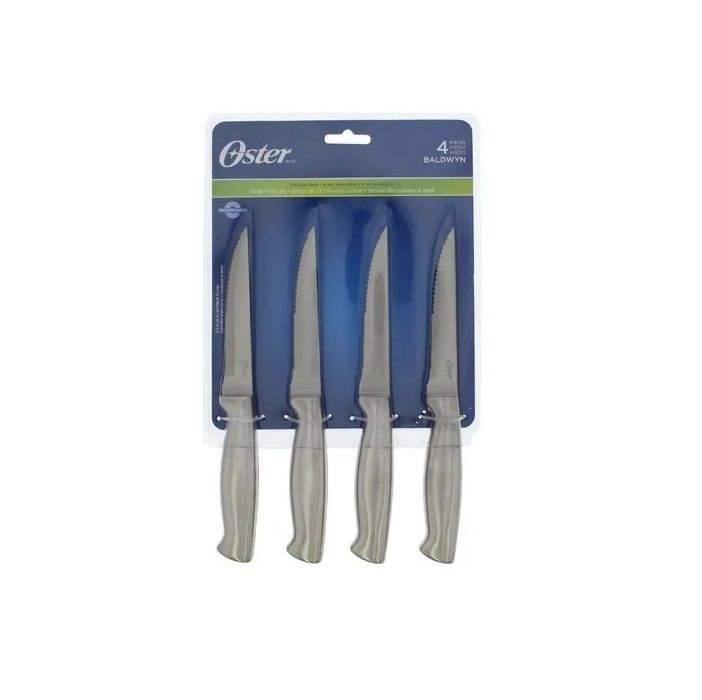 Oster Steak Knife Set Stainless Steel 4 pcs (703-9160304)