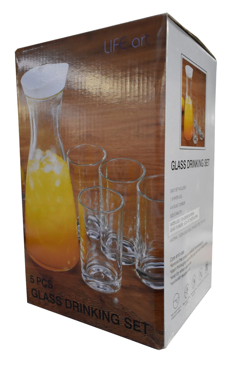 Glass Drinking Set 5pcs (751-00683)