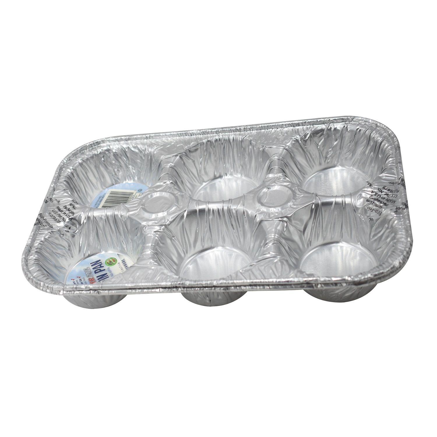 Premier Foil Muffin Pan 6 Cup 2pk