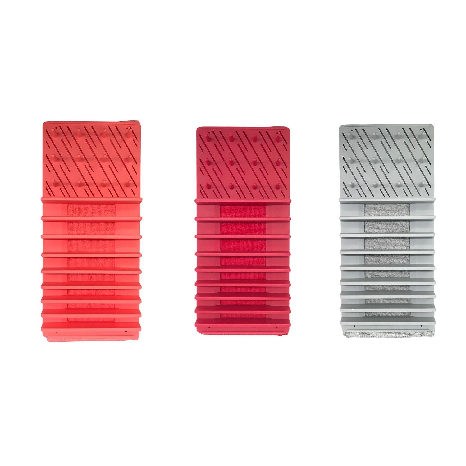 Drying Rack with Mat Assorted Colours 15in x 19in (768-0446305)