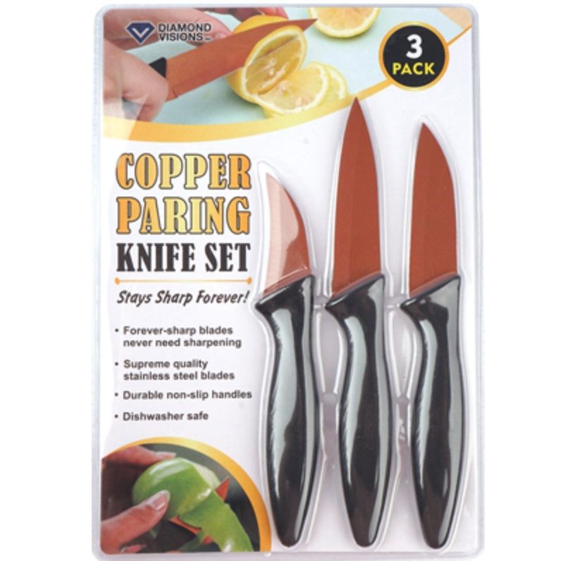 Copper Knife Set 3pc (11-3263)