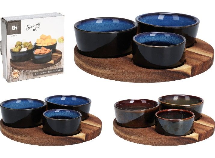 Serving Set Color 4pc (050286)