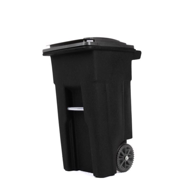 Wheeled Garbage Can Black 32gal (5038343)