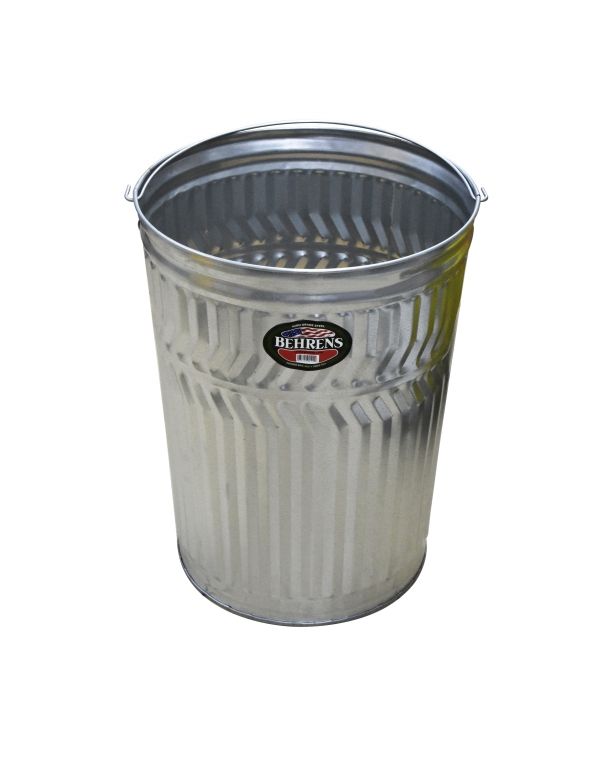Trash Can Galvanized 30gal (70801)