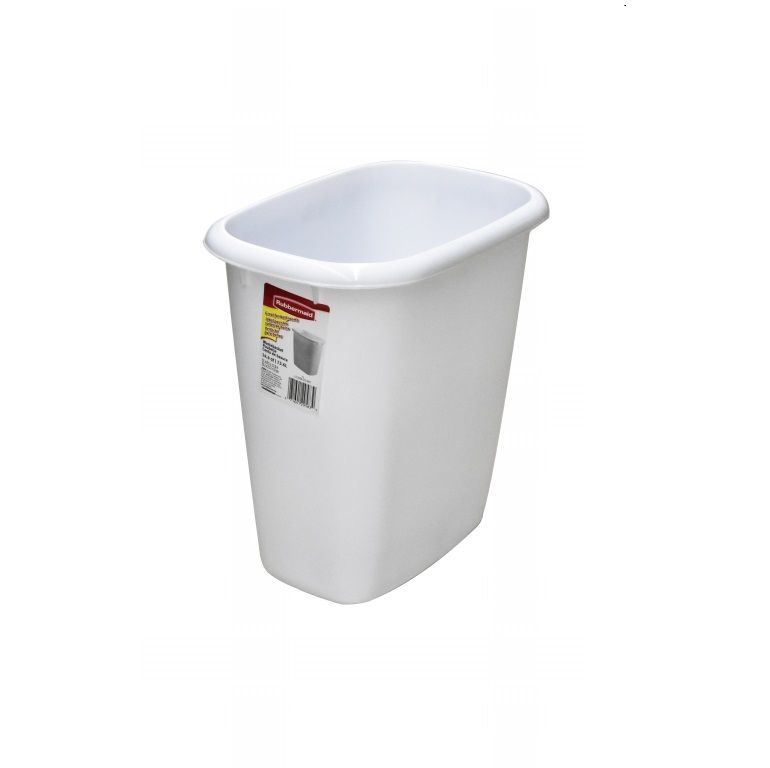 Rubbermaid Open Top Waste Bin White 15qt (68002)