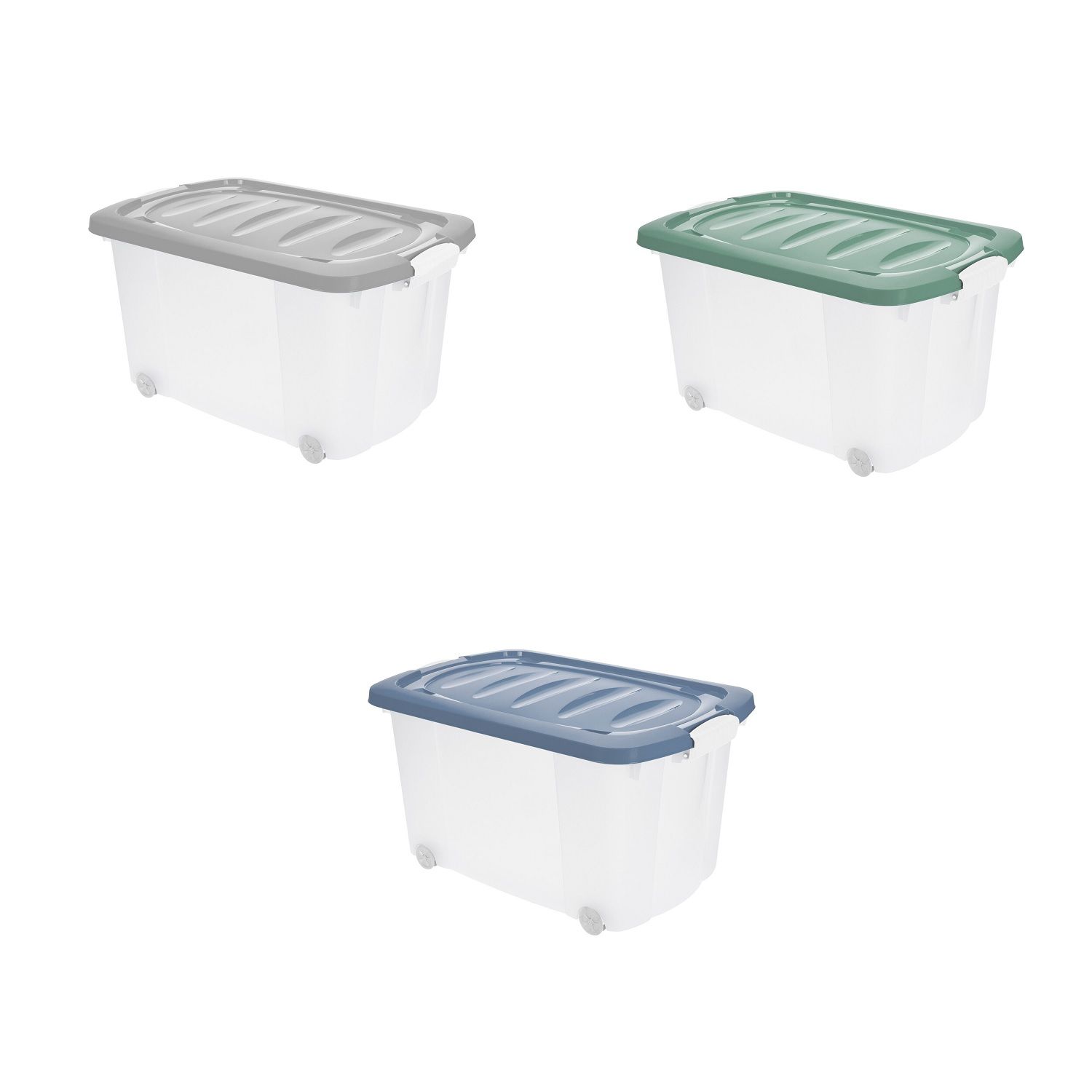 Storage Roller Box with Wheels Assorted Colours (Y54230720)