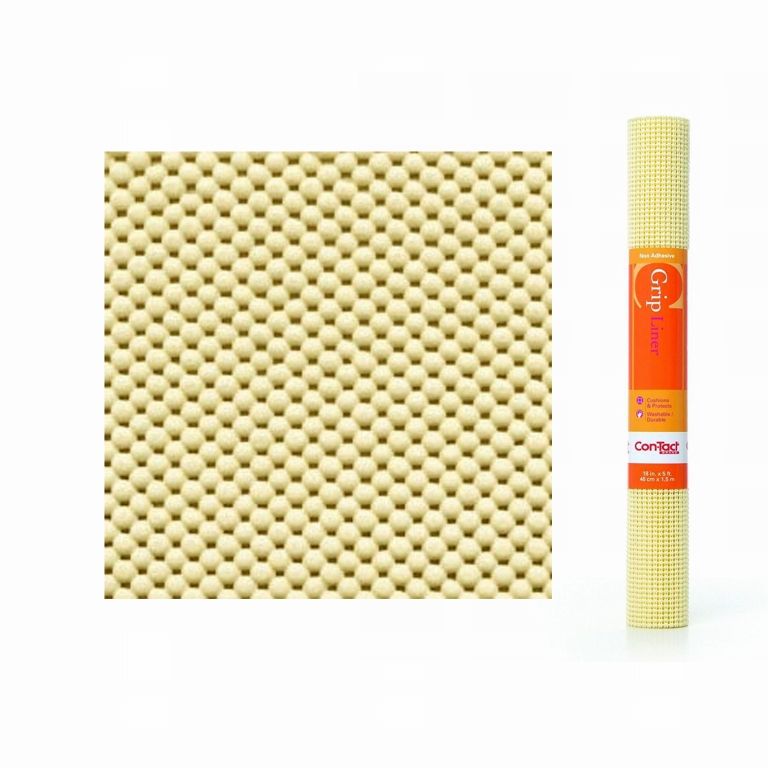 Contact Grip Shelf Liner Almond 18in x 5ft