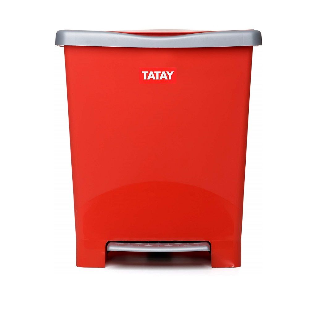 Waste Bin Pedal Millenium Red
