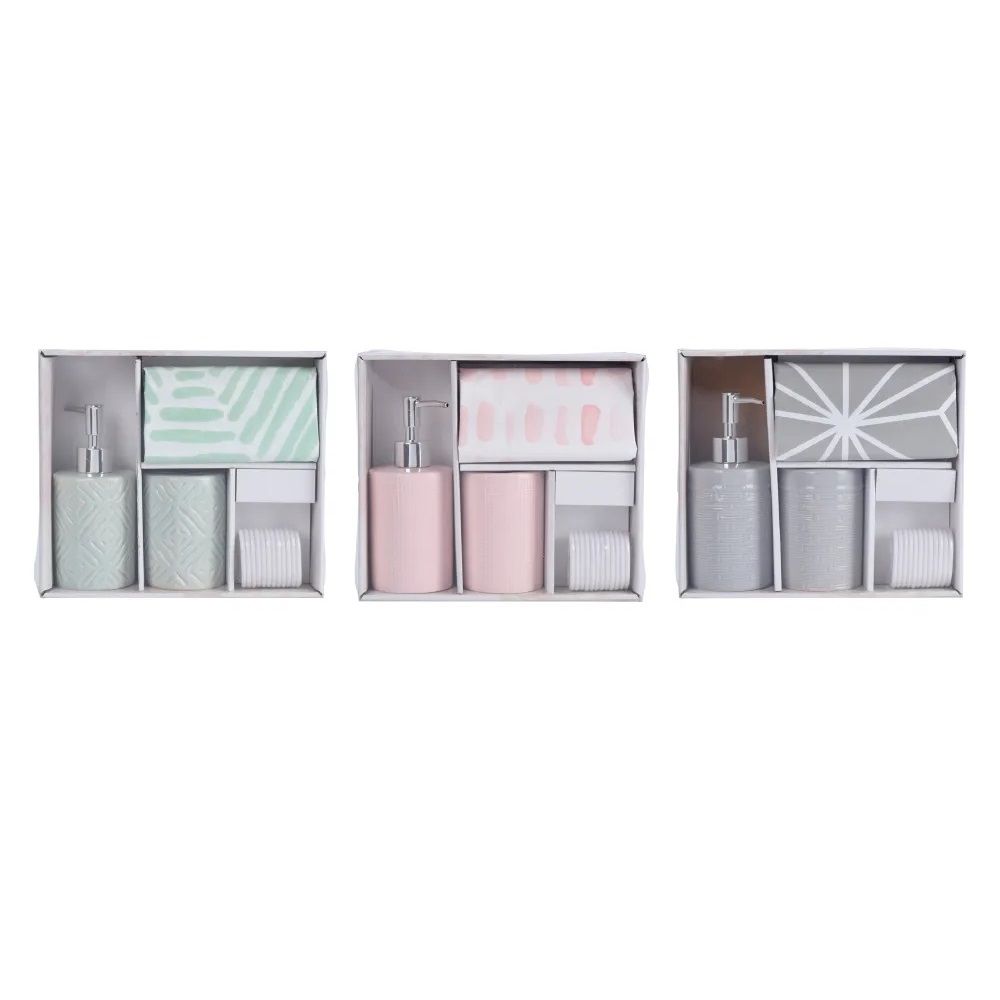 Romance Bathroom Solutions Bathroom Set 3 pcs Assorted Colours (CY2210530)