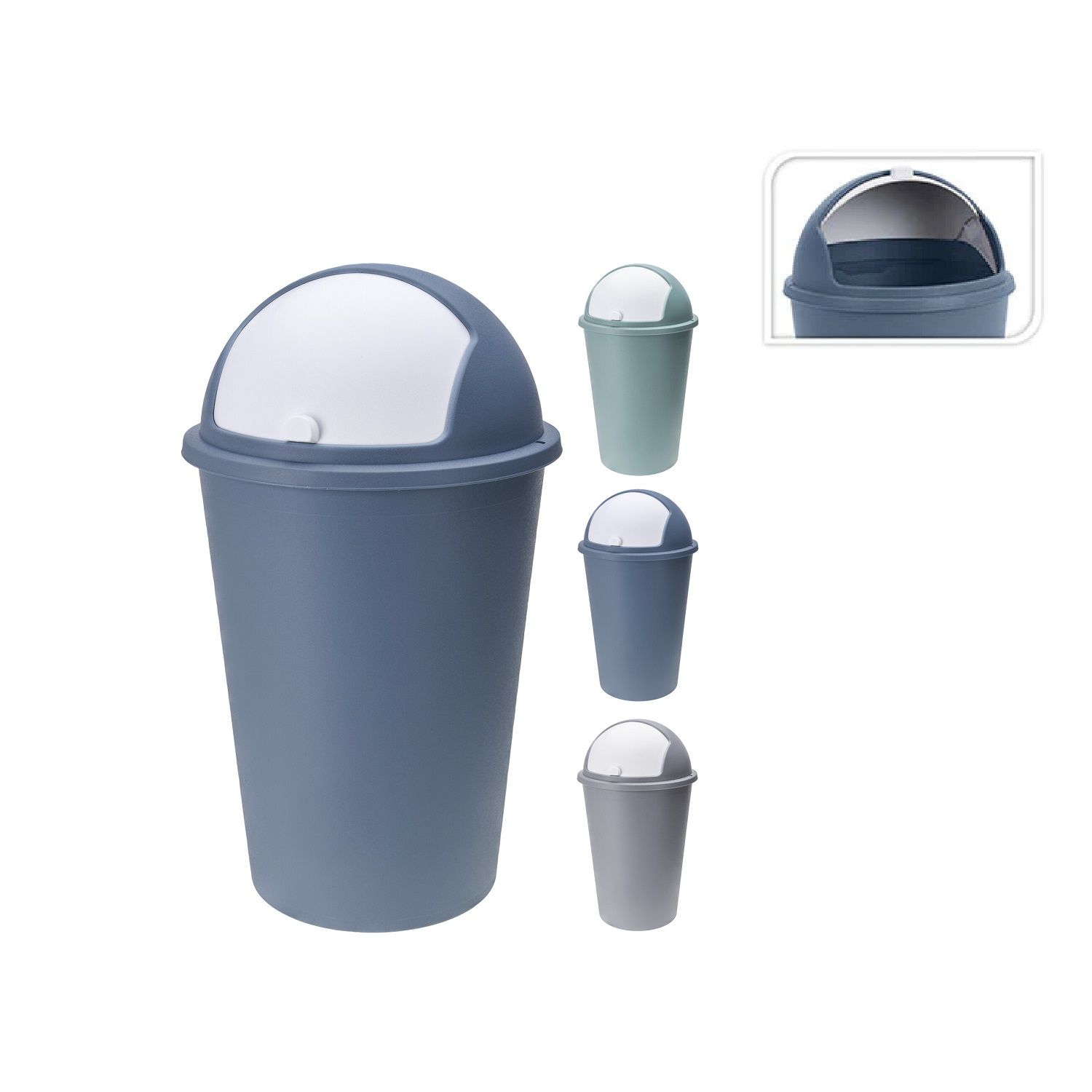 Trash Bin 25 ltr Assorted Colours (Y54231130)