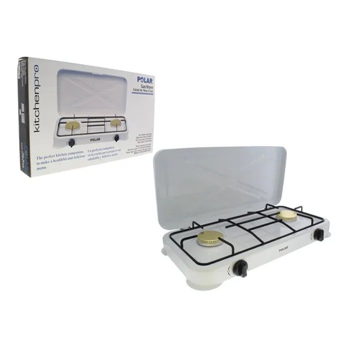 Polar Gas Stove 2 Burner 52 x 25.5 x 7.5 cm (963-BR002)