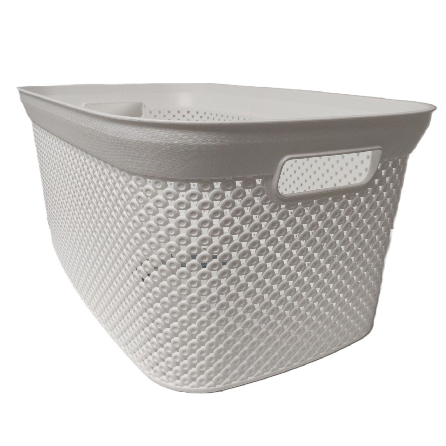Laundry Basket White 35l (027100130)