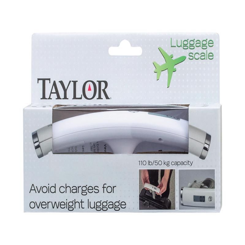 Taylor Digital Luggage Scale White