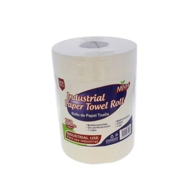 Miya Industrial Paper Towel 1 ply 150 mts x 20 cm (006-81946)