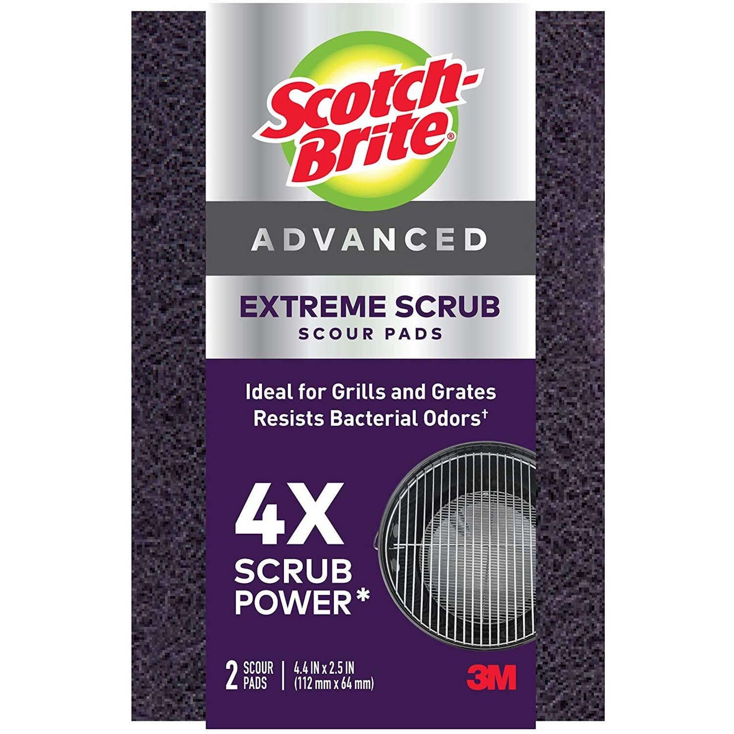 Scotch-Brite 3M Extreme Scrub Heavy Duty Scouring Pad For Grill (1006270)