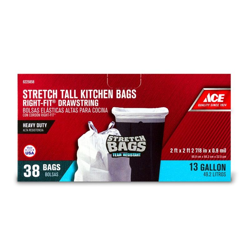 Ace Trash Bags 13gal 38pc