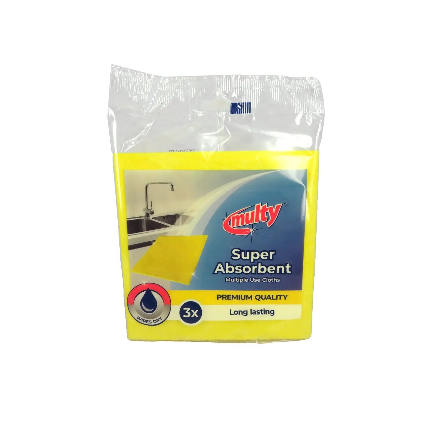 Multy Super Absorbent Cloths 3pk (MYM54)