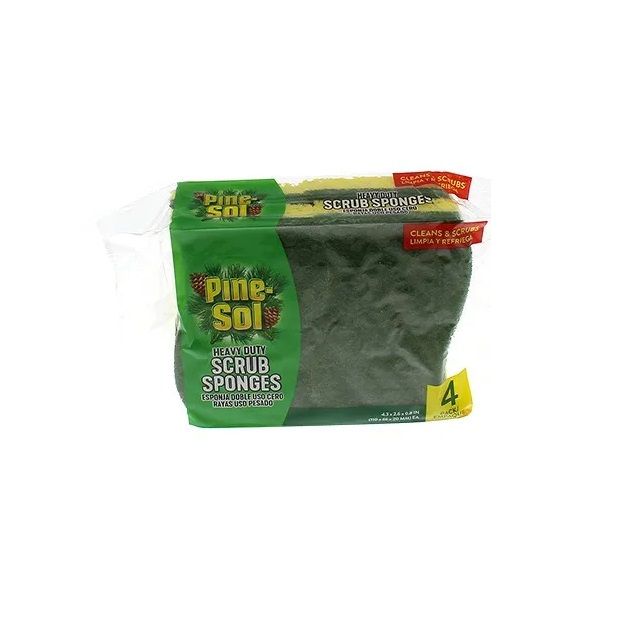 Pine Sol Heavy Duty Scrub Sponges 4 pk (733-76282)