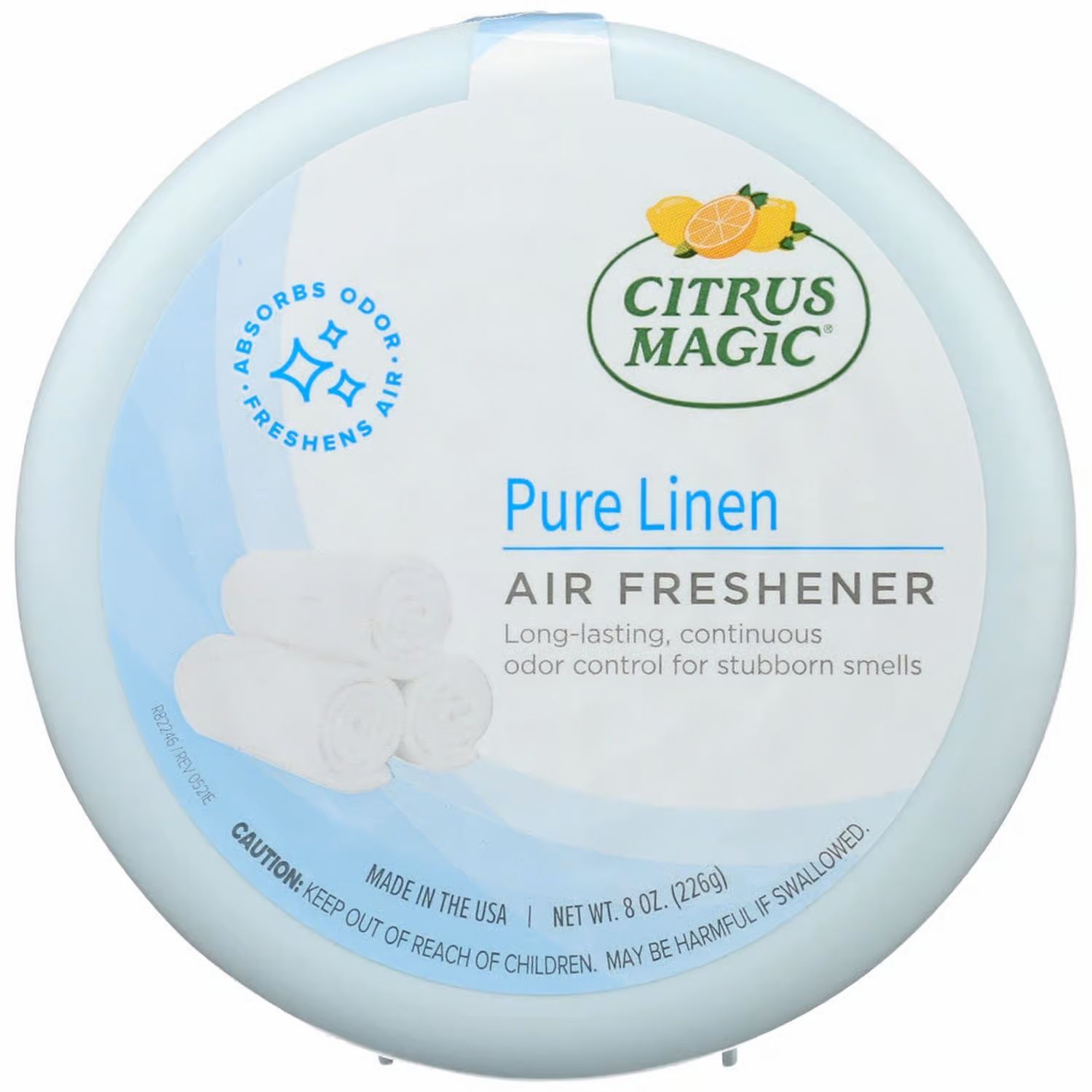 Citrus Magic Air Freshener Solid Pure Linen 8 oz (1372309)