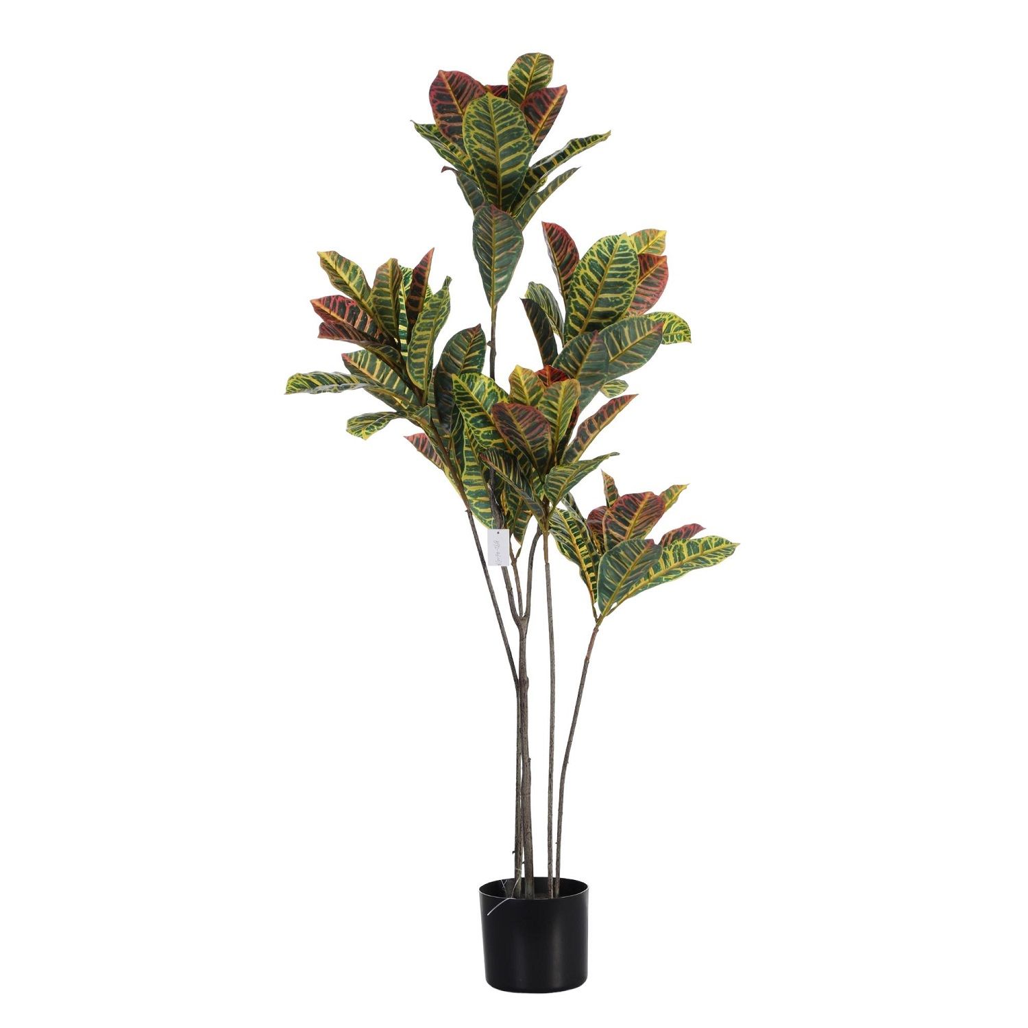 Artificial Croton Plant in Pot  (592-460074)