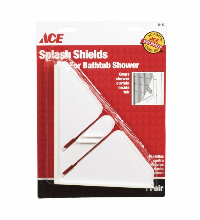 Plastic Splash Shield White (40163)