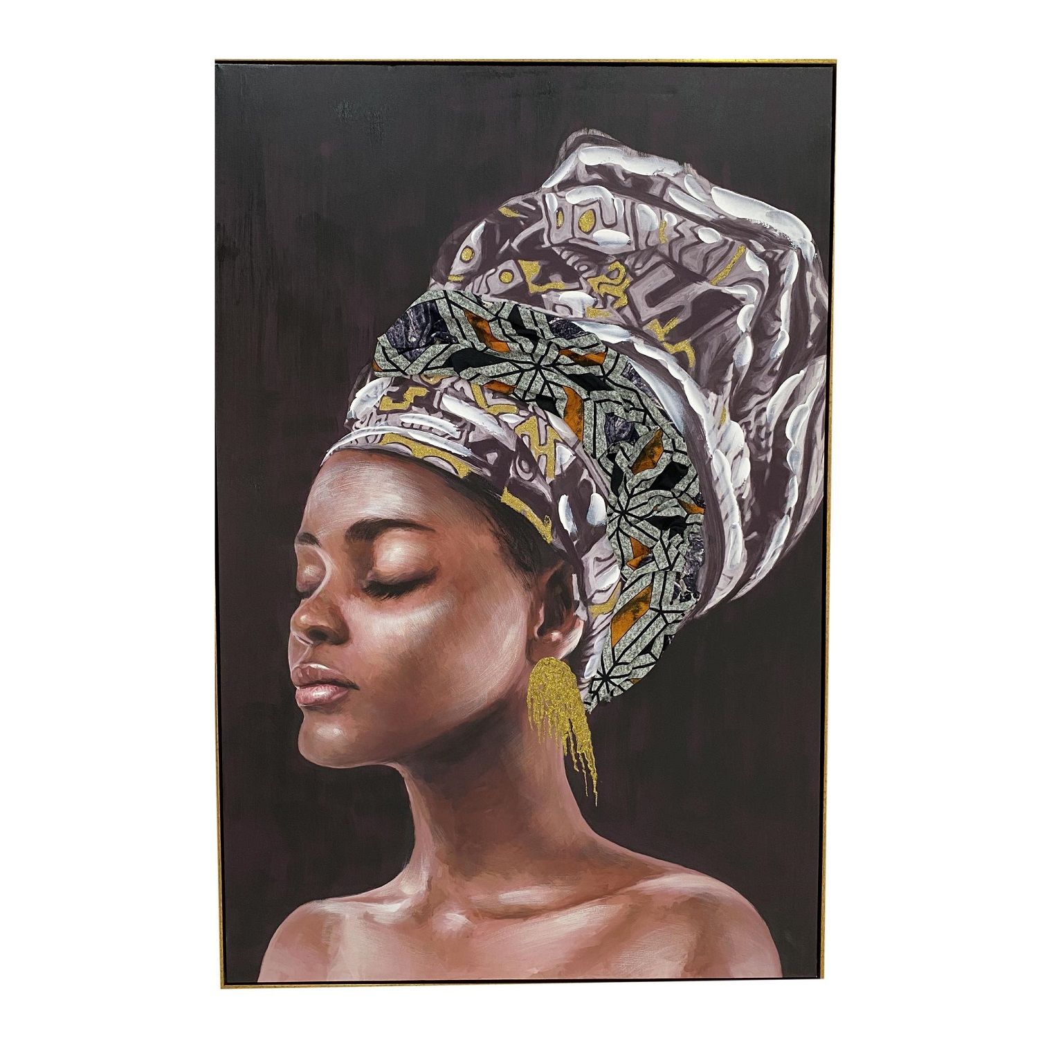 Concepts Life Bust on Canvas Framed (47 3/8 X 31 5/8) in.