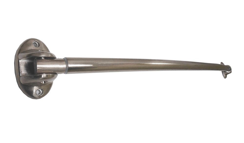 Shower Rod Curved Brush Nickel (4302147)