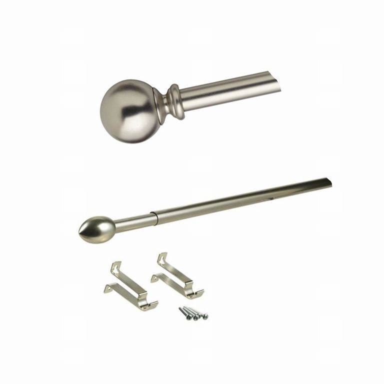 Curtain Rod Satin Nickel 86in (6163901)