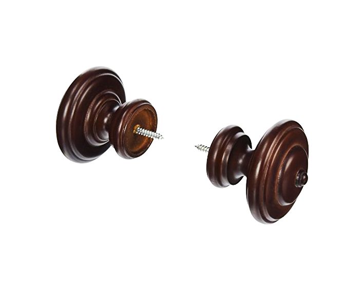 Wood Finial Restina Mohogany 1-3/8in