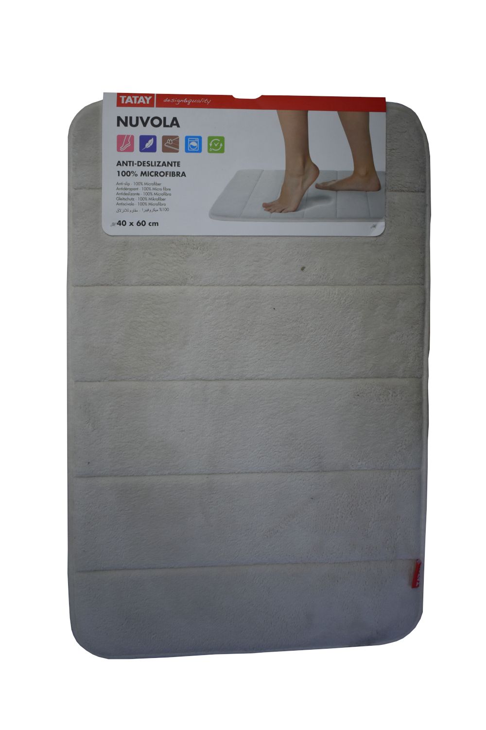 Nuvola Bath Mat White