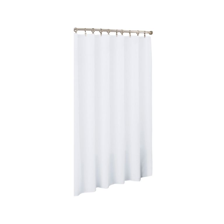 Shower Curtain White 72in x 72in White (4306478)