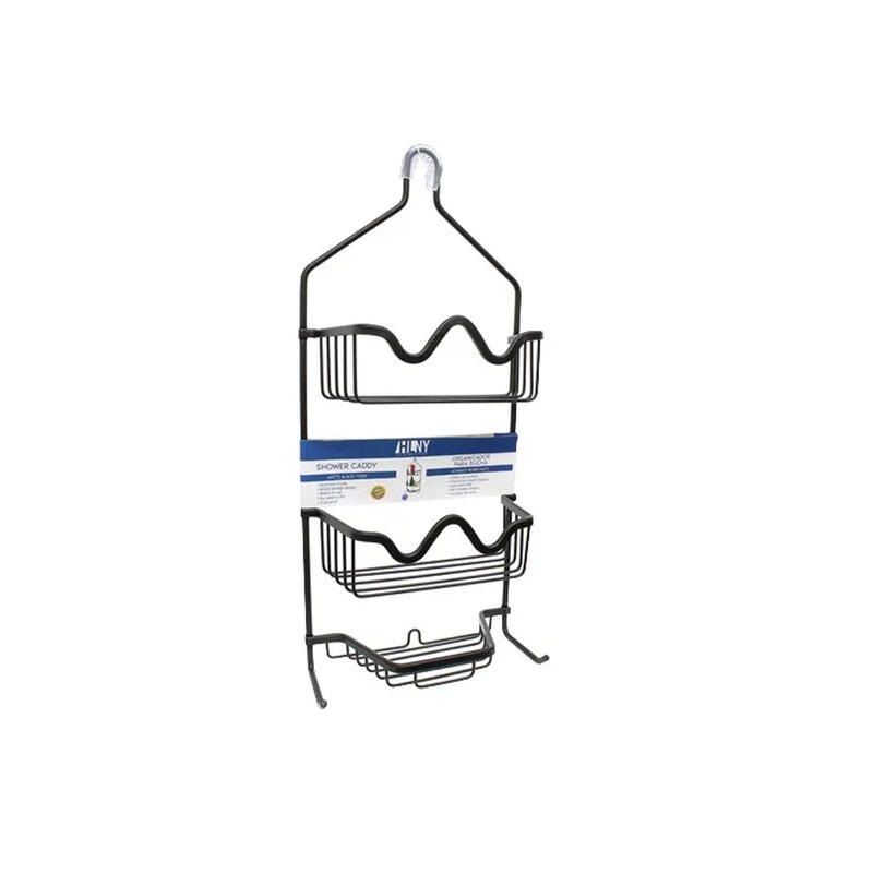 Shower Caddy Aluminum Black 3 tier (734-0492911)