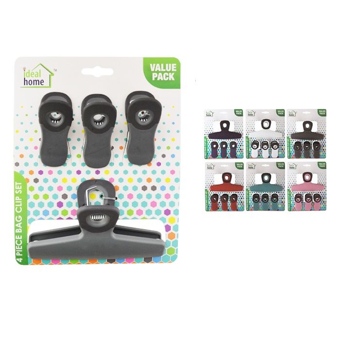 Bag Clip with Magents 4 pc Set (60-36070)