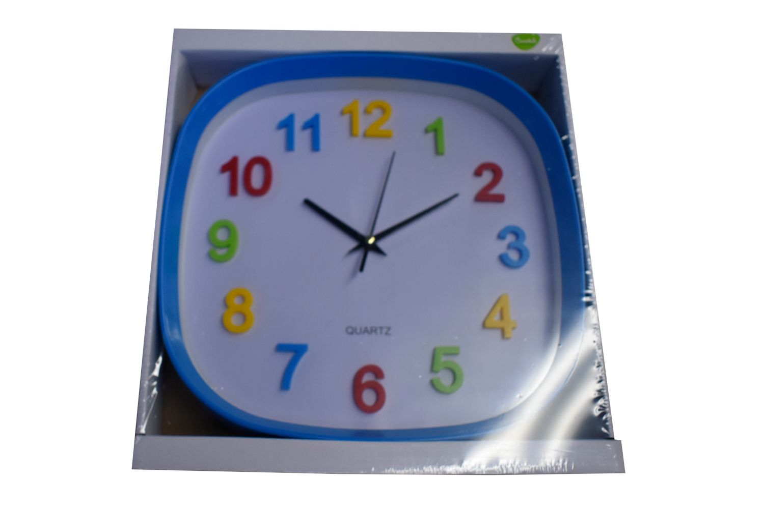 Square Children's Clock 30cm