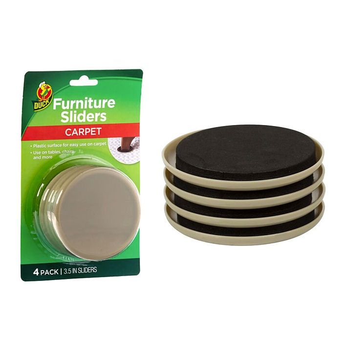 Furniture Sliders Carpet 3.5 in. 4 pcs