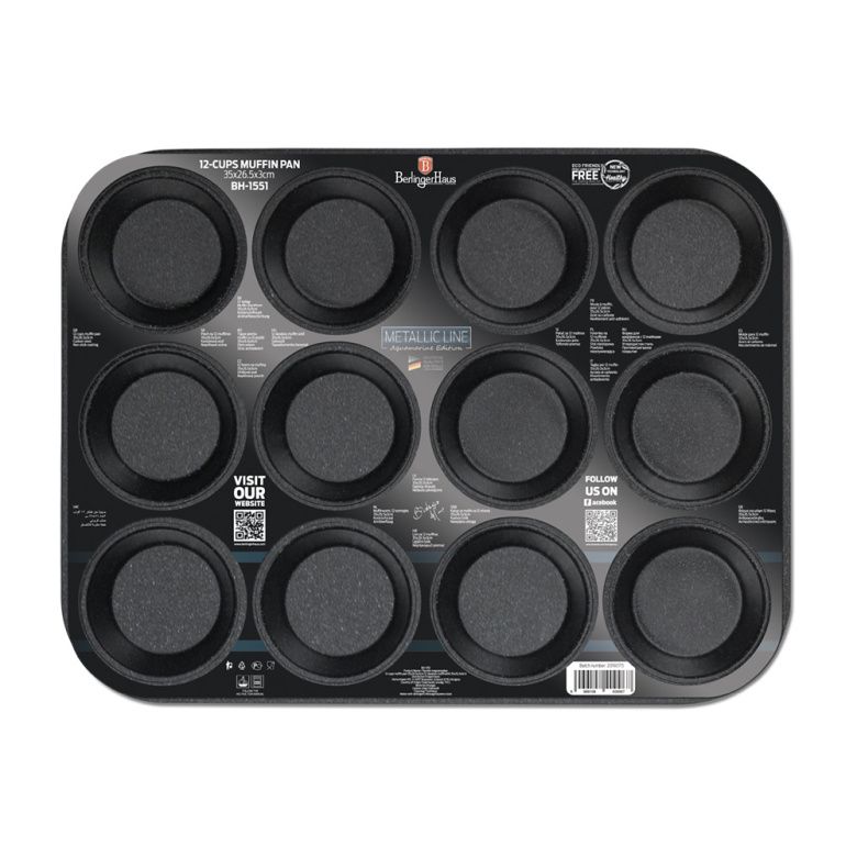 Muffin Pan 12 Cups Non-Stick