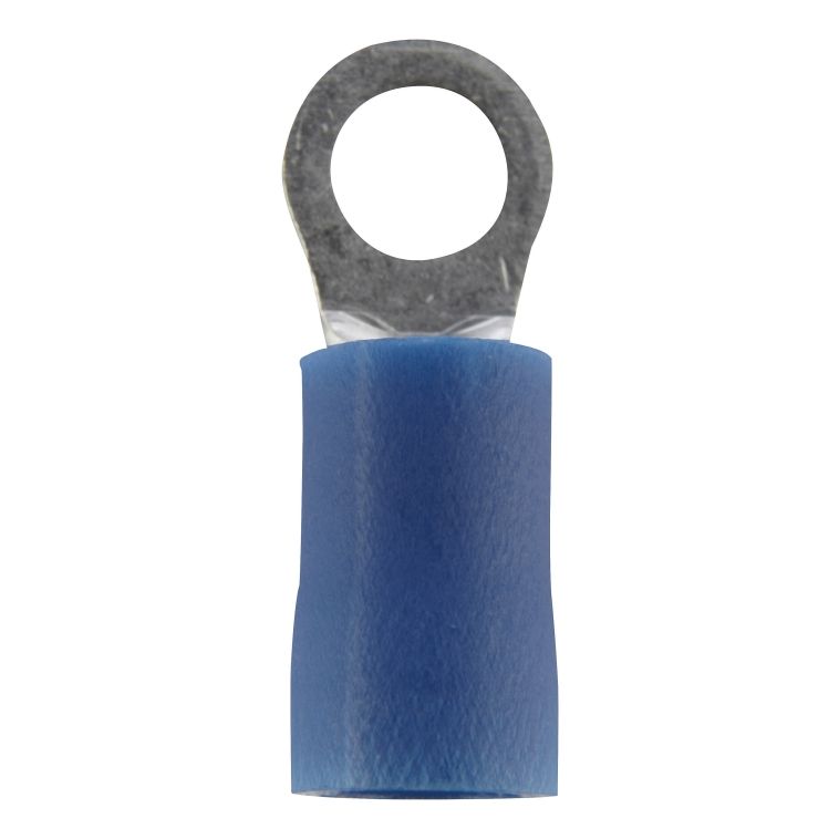 16-14 AWG Blue Insulated Ring Terminal 10pc