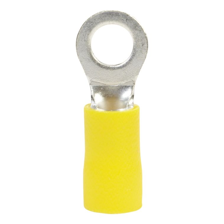 12-10 AWG Yellow Insulated Ring 8pc