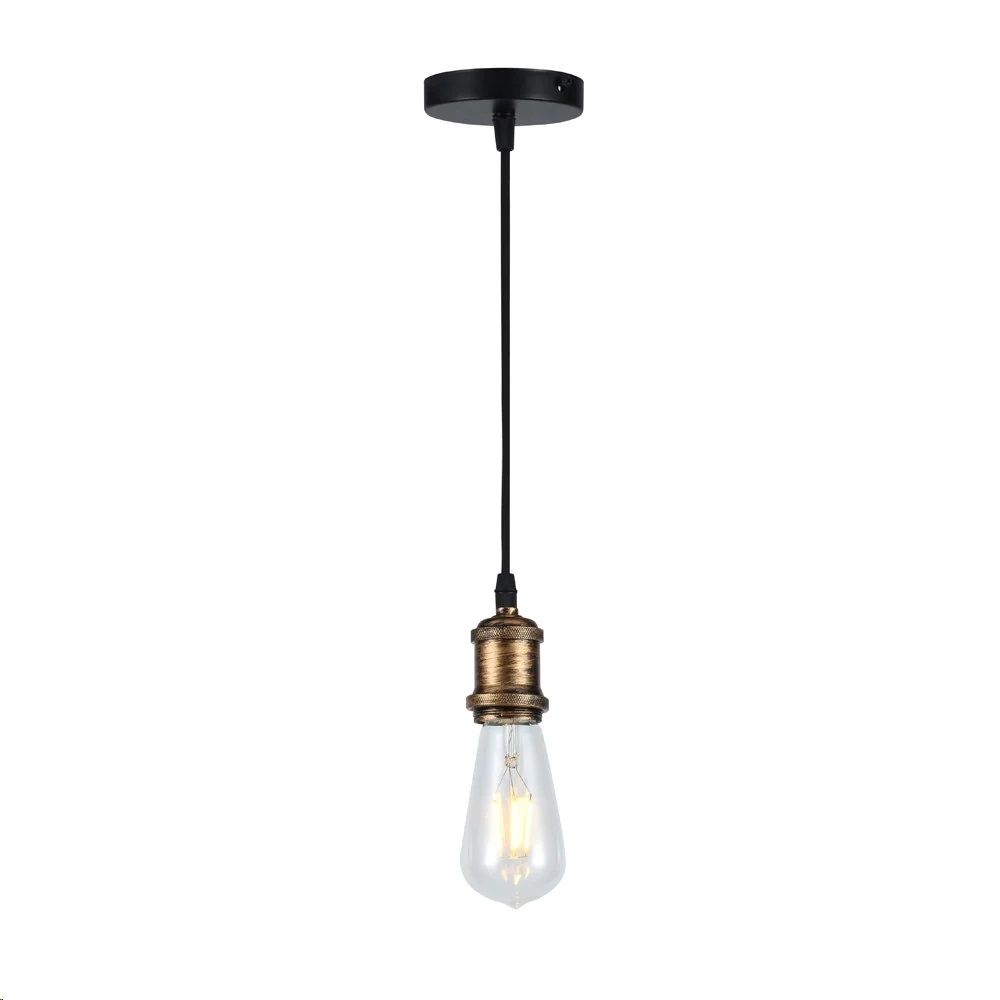 Home Delight Hanging Pendant Lamp Red Antique Bronze (00203H-RAB)