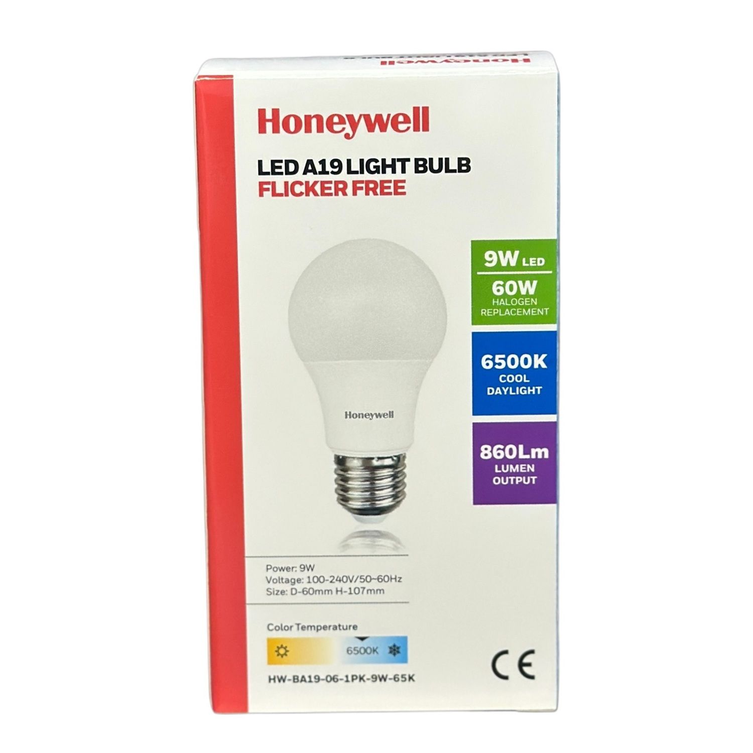 Honeywell LED Bulb 9W E27 6500K